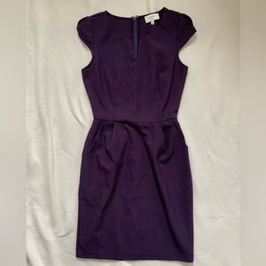 Mystic Los Angeles Dark Purple Cocktail Dress